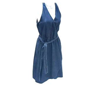 Denim short dress